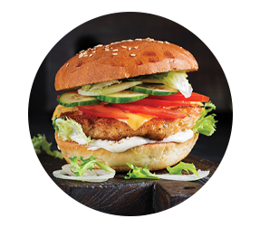 Hamburguesa Pollo